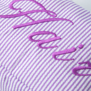 Trousses de maquillage Simple Series Sweet Letter en polyester à rayures unies h5 Image4