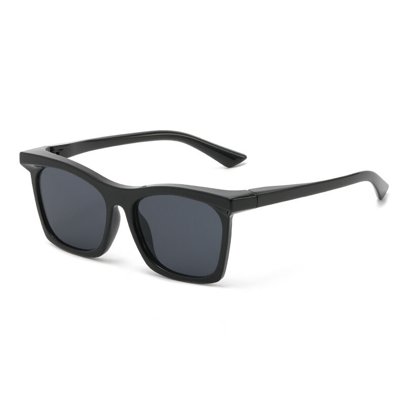 Eenvoudige serie casual zonnebrillen in effen kleuren Afbeelding2