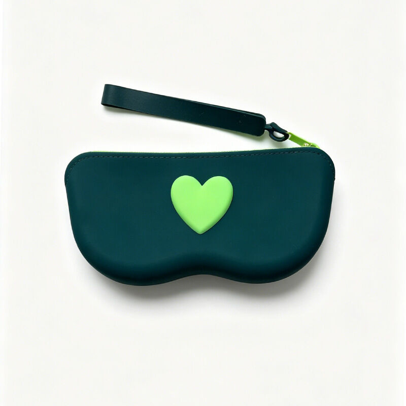 Custodia per occhiali da sole Simple Series Sweet Heart in gel di silice, colori misti h5 
