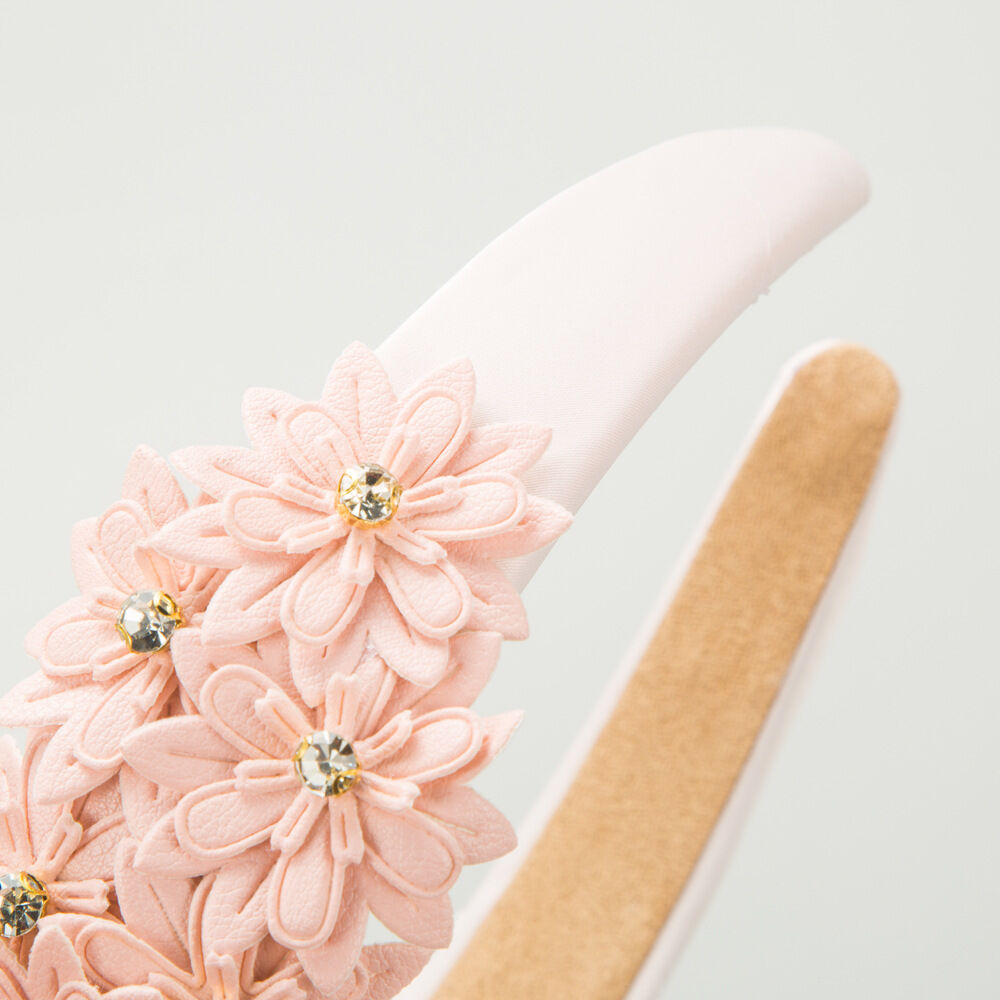 Romantic Series Sweet Flower Sponge Rhinestone Hair Bands Picture4