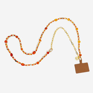 Simple Series Casual Irregular Shape Beads Chain Resin Phone & Bag Chain h5 Picture3
