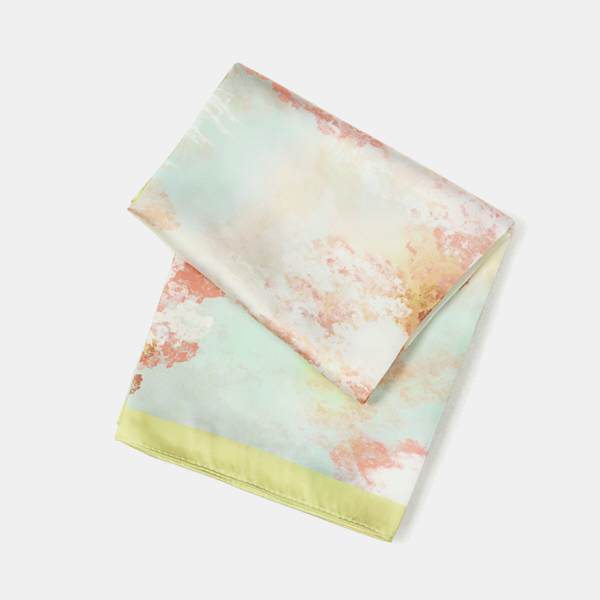 Sciarpe estive in poliestere con gradiente di colore misto, serie romantica, colore quotidiano. Immagine4