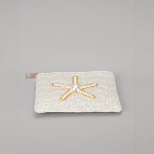 Simple Series Natural Oceanic Style Beads Mixed Color Woven Starfish Fabric Artificial Pearl Wallets h5 Picture4