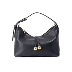 Bolsos de mano minimalistas de color liso de PU para mujer h5 Imagen2