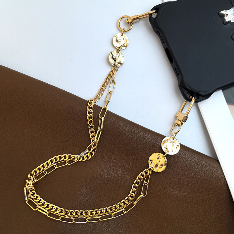 Simple Series Daily Chain Circle Metal Phone Chain h5Picture3