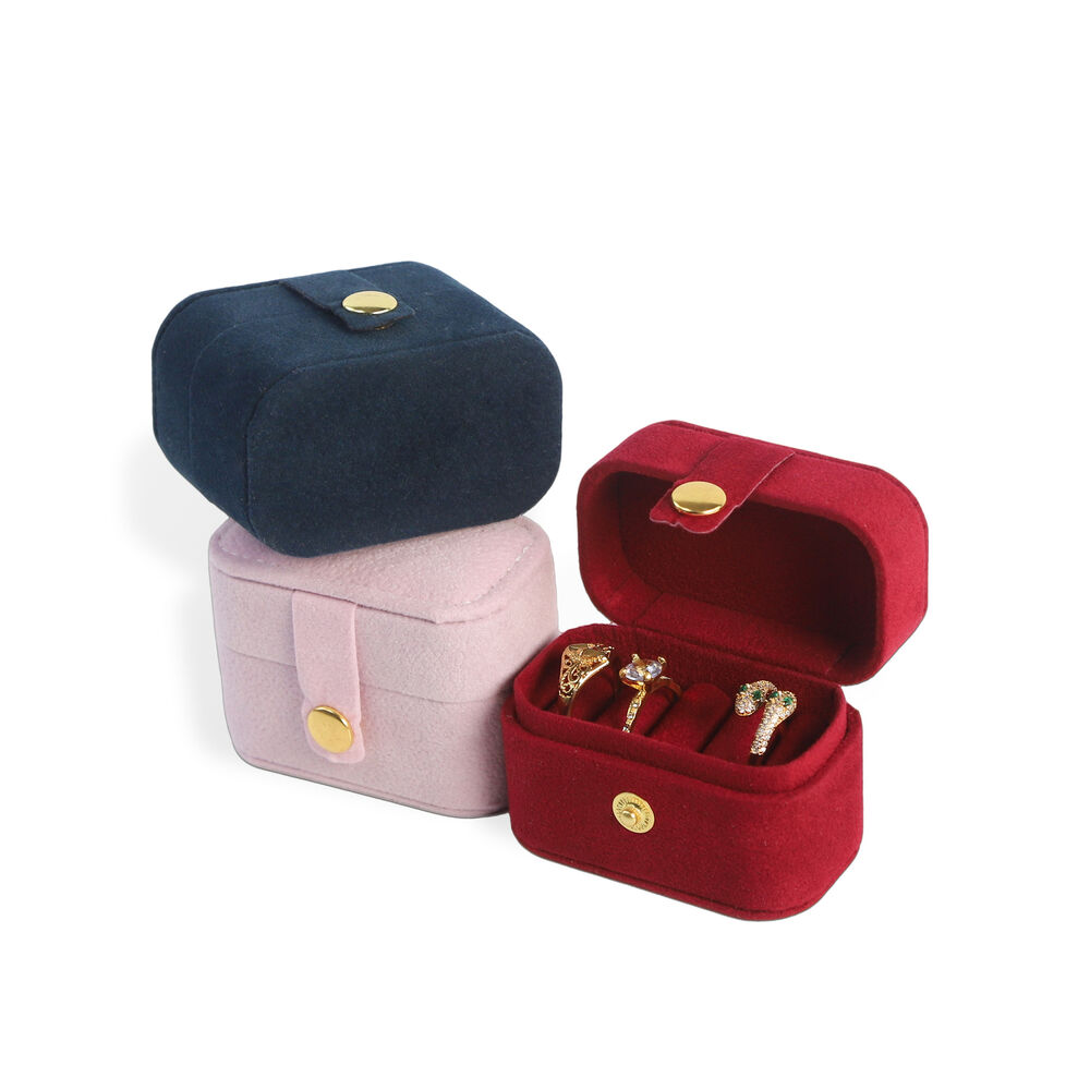 Cajas de joyería rectangulares de PU de la serie Simple Daily h5Imagen5