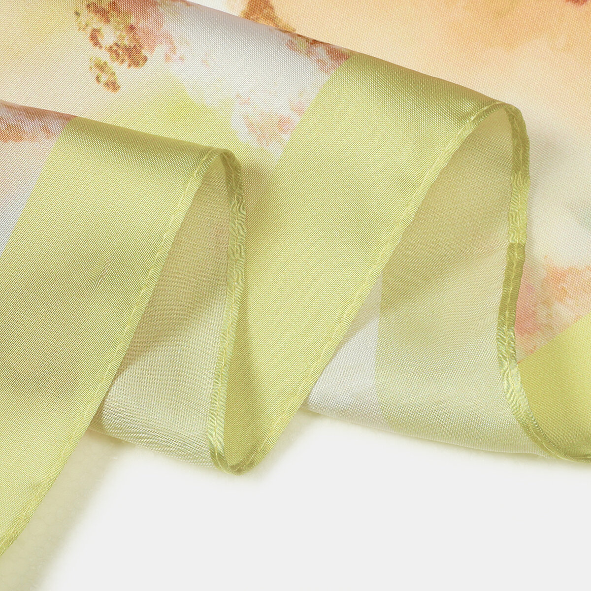 Sciarpe estive in poliestere con gradiente di colore misto, serie romantica, colore quotidiano. Immagine5