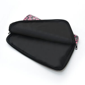 Borsa per computer in PVC con stampa leopardata e motivo a ciliegia, stile casual, con dettaglio a fiocco e nodo stampato. h5 Immagine3