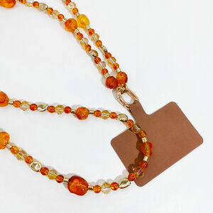 Simple Series Casual Irregular Shape Beads Chain Resin Phone & Bag Chain h5 Picture2