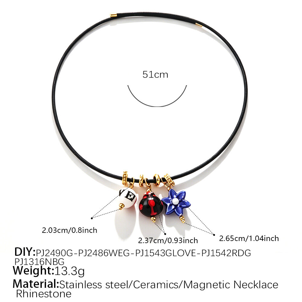 Simple Series Daily Irregular Shape Heart Fish Stainless Steel Waterproof Gold Color Women's Pendant Necklaces