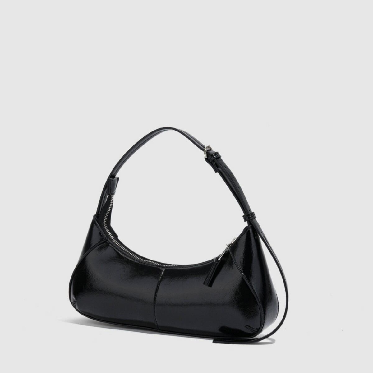 Bolsos de hombro para mujer de PU de color liso y estilo casual h5 Imagen2