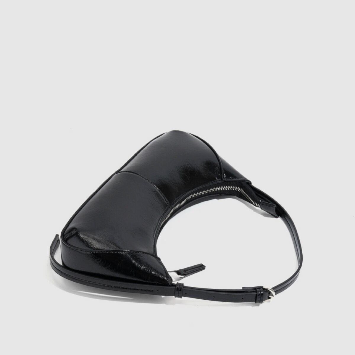 Bolsos de hombro para mujer de PU de color liso y estilo casual h5 Imagen3
