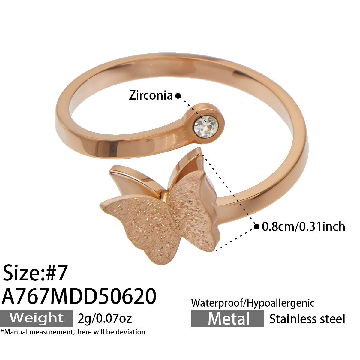 Stile 5/Misura dell'anello 7 Immagine8