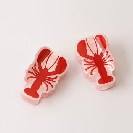 Simple Series schattige dieren in oceaanstijl, gemengde kleuren, acetaat haarklauwen