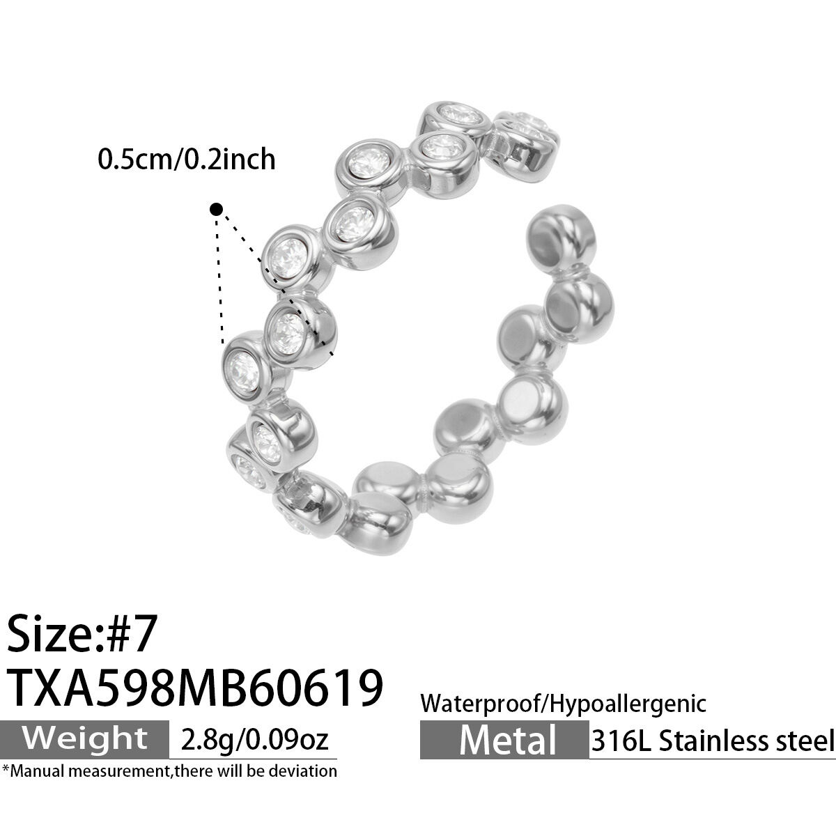 Silver Color/Rings Picture4
