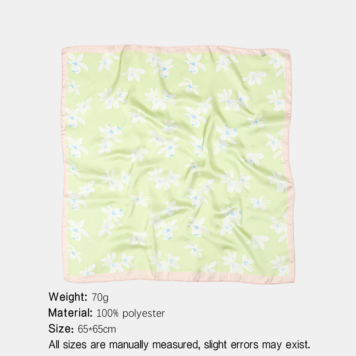 Simple Serisi Tatlı Çiçek Karışık Renkli Polyester Yazlık Şallar Resim2
