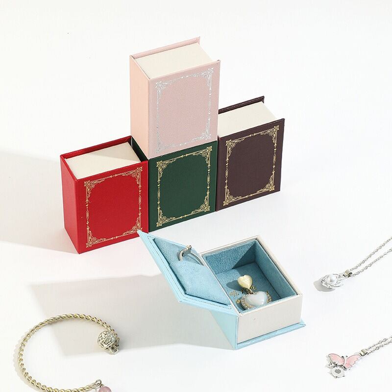 Classic Series Elegant Rectangle Velvet Jewelry Boxes 2