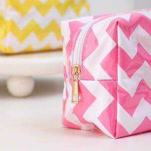 Simple Series Daily Stripe make-uptassen van PVC in diverse kleuren. h5 Afbeelding3