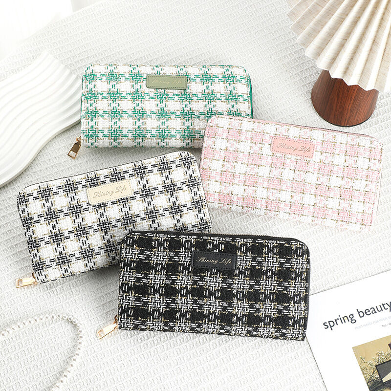 Luxurious Series Elegant Rectangle Woven Fabric Jewelry Bags
