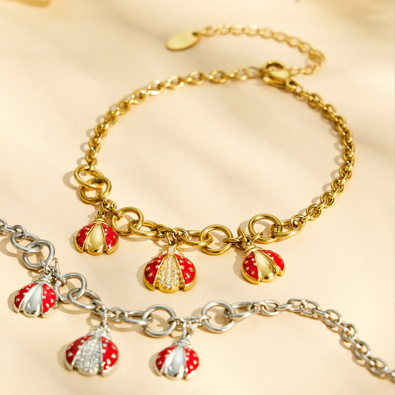 Luxurious Series Cute Animal Stainless Steel Waterproof   Gold Color  Women's Pendant Necklaces h5 Picture2
