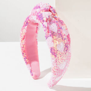 Romantic Series Sweet Heart Beads Fabric Hair Bands h5 Picture2