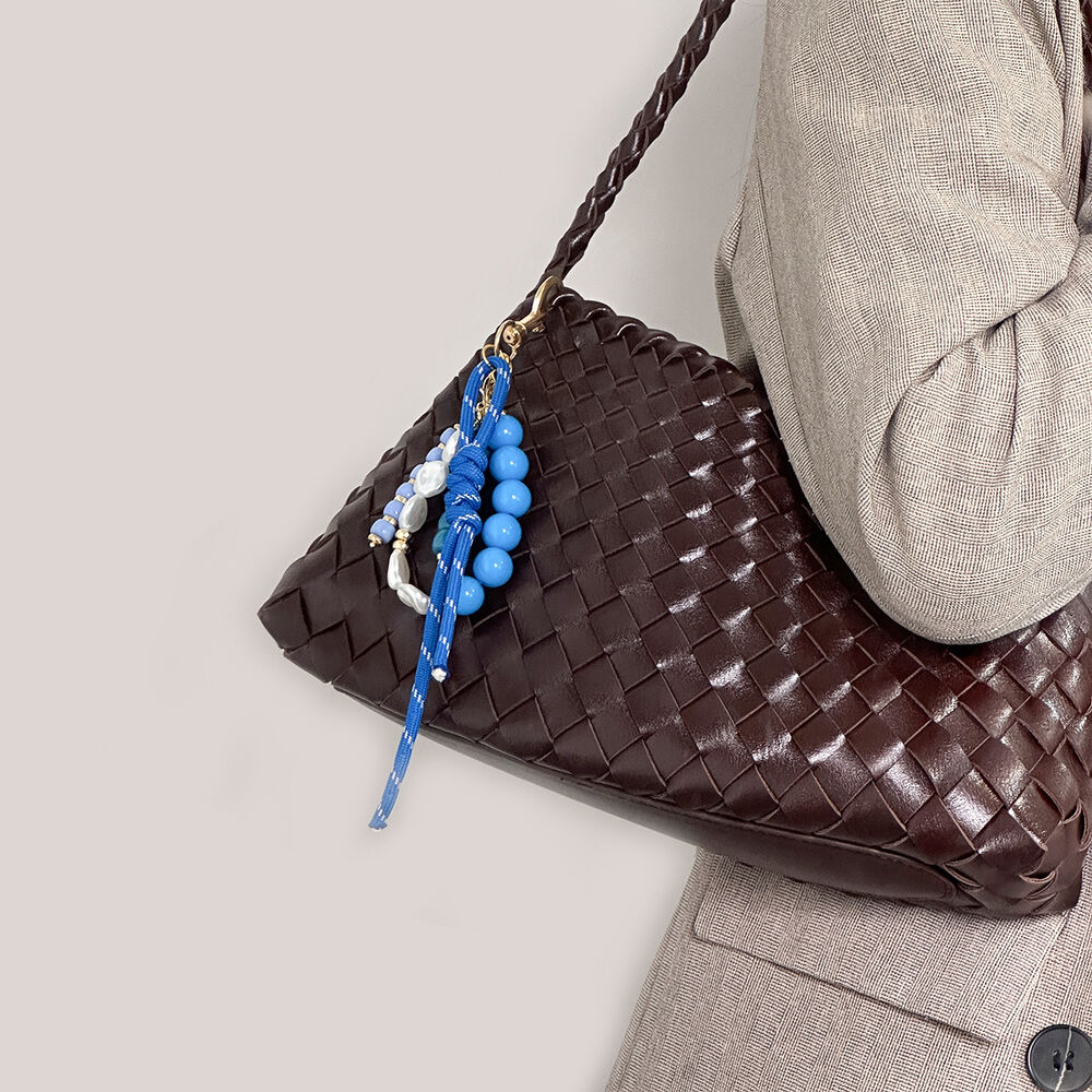 Simple Series Casual Patchwork Beads Gradient Color Resin Bag Charms h5Picture2