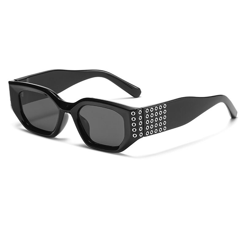 Simple Series Retro Solid Color Circle Sunglasses h5 