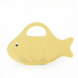 Sac à main femme style décontracté en PVC transparent uni à motif de poisson et d'océan h5
