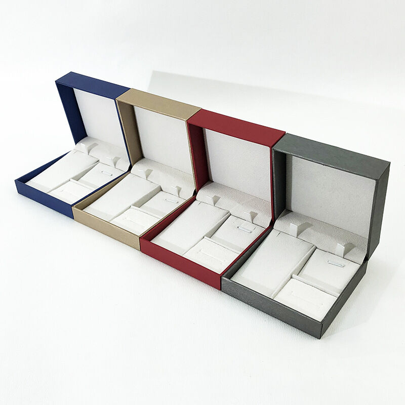 Simple Series Three Piece Daily Solid Color Paper Jewelry Boxes h5Picture2