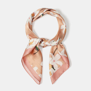 Sciarpe estive in poliestere della serie Simple Sweet Flower con foglie di colori misti h5 Immagine3