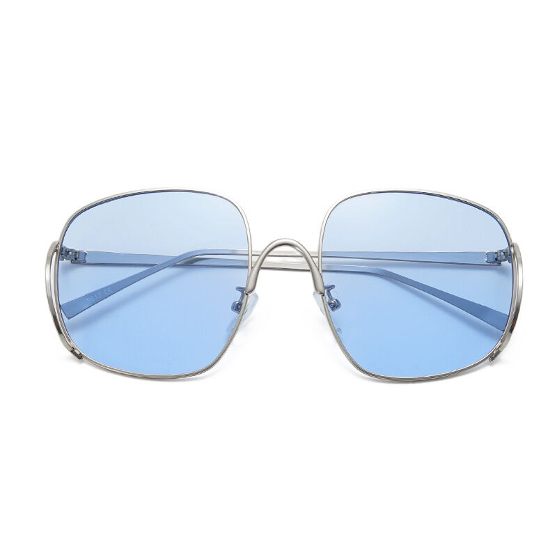Eenvoudige serie elegante zonnebrillen in effen kleur Afbeelding3