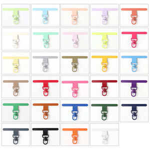 Simple Series Daily Solid Color Metal Phone Lanyard Card Connector Accessories h5 Picture3