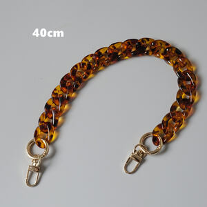 Simple Series Retro Leopard Print Chain Acrylic Phone & Bag Chain h5