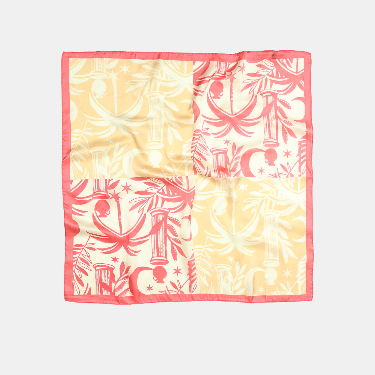 Sciarpe estive in poliestere della serie Simple Vacation Mixed Color Plant Coconut Trees. h5 