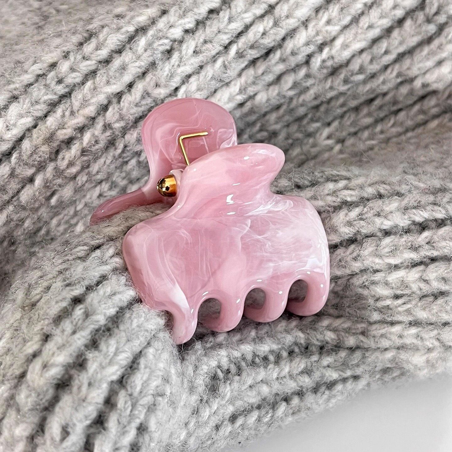 Simple Series Daily Solid Color Gradient Color Pc Hair Claws 