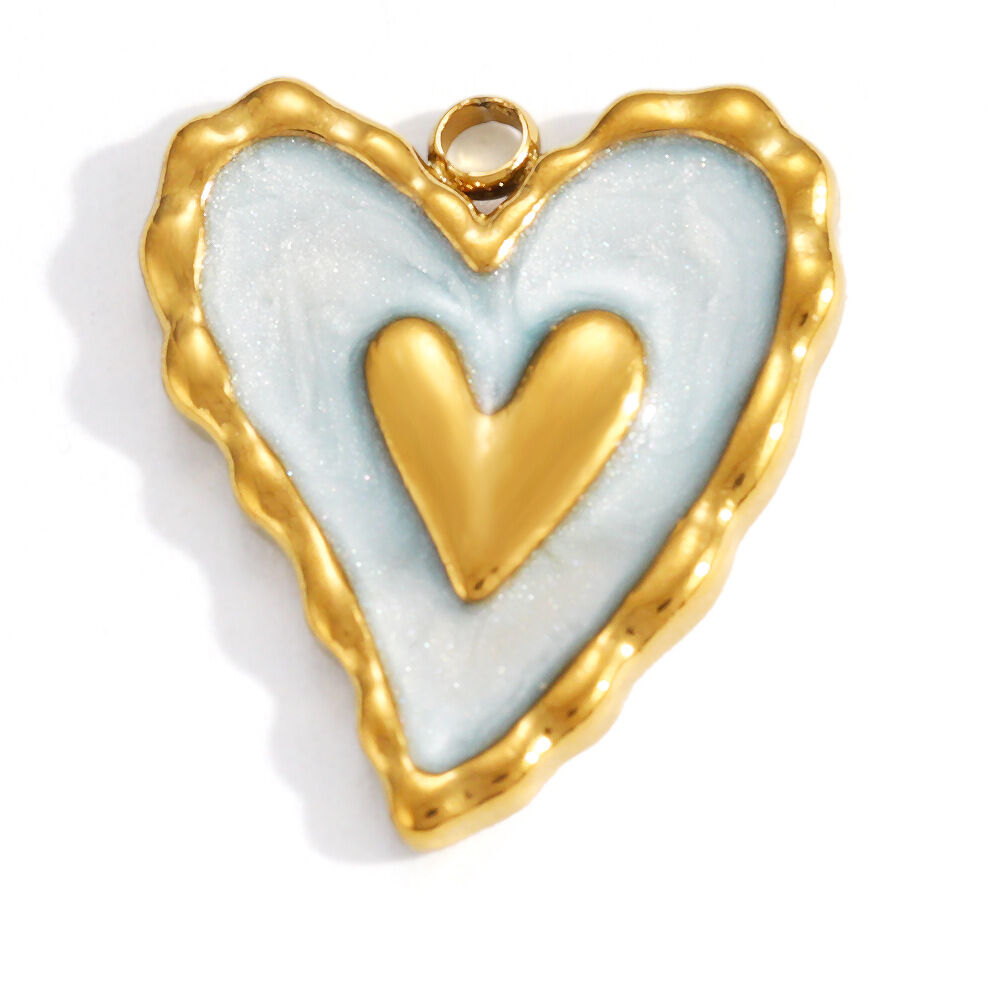 Romantic Series Diy Cross Oceanic Style Plant Shell Stainless Steel Waterproof   Gold Color  Women's Pendants h5 Picture4