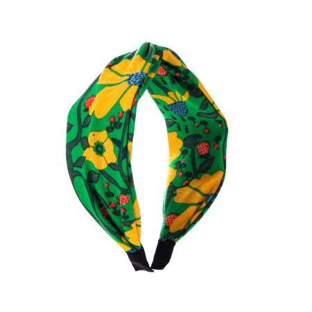 Ethnic Series Natural Flower Mixed Color Fabric Hair Bands 2