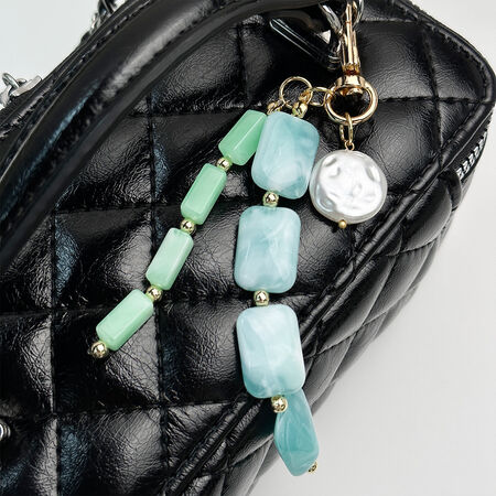 Ciondoli per borse Simple Series Daily Irregular Shape Beads Gradient Color Resin Charms 2