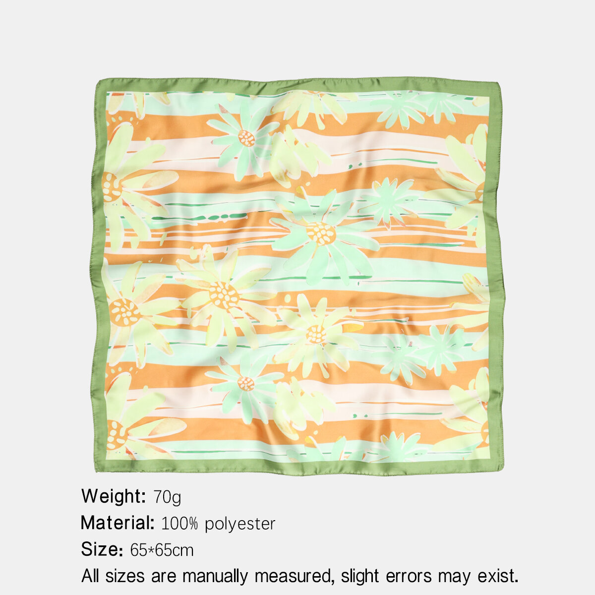Sciarpe estive in poliestere della serie Simple Sweet Flower, colori misti Immagine2