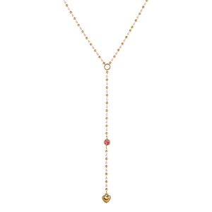 Collier chaîne cœur quotidien Simple Series en acier inoxydable étanche couleur or pour femme h5 Image5