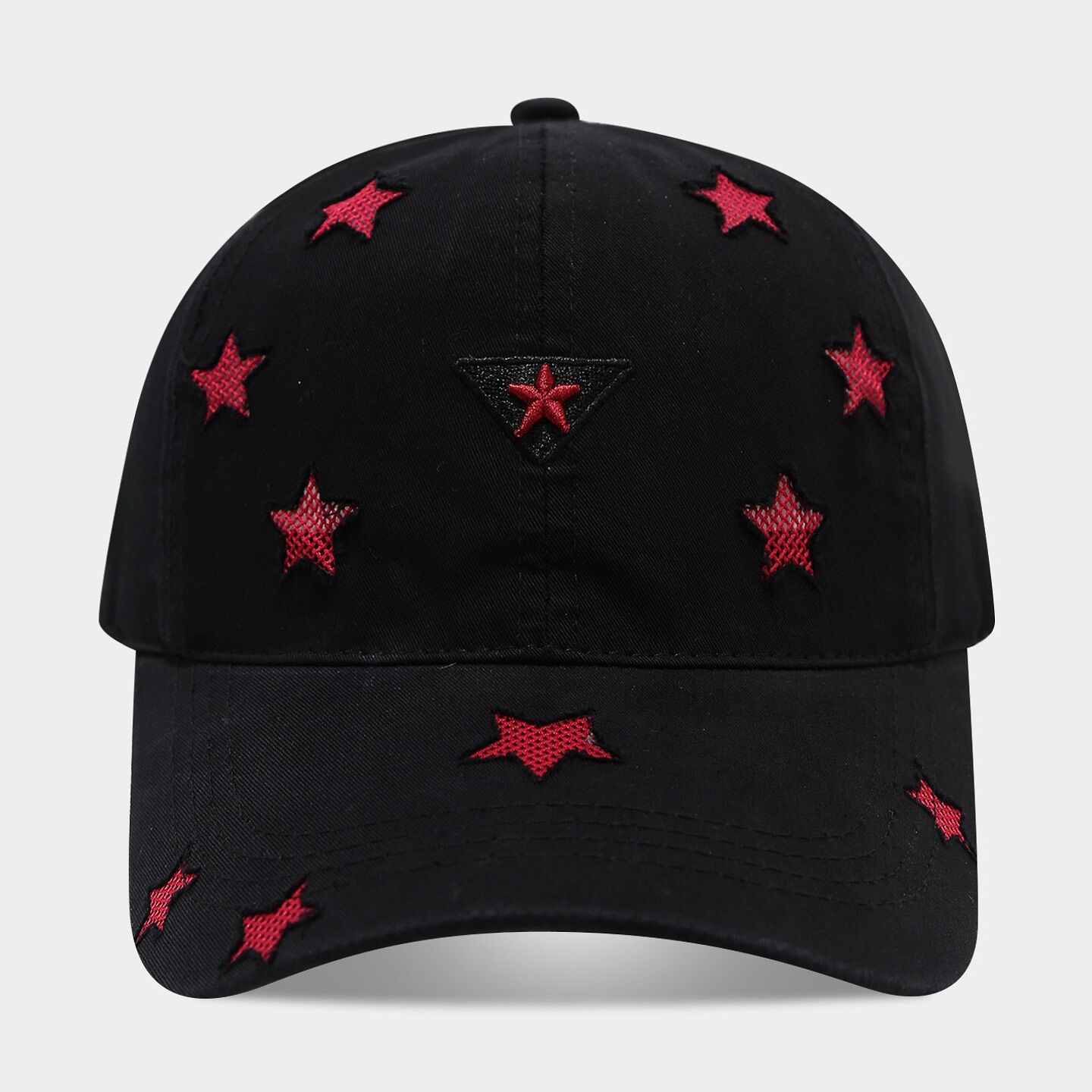 Simple Series Retro Baseballkappe aus Baumwolle mit Sternenmuster und verschiedenen Farben h5