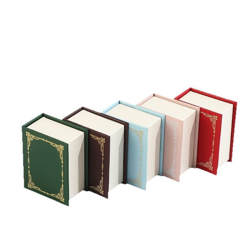 Cajas de joyería rectangulares elegantes de terciopelo de la serie clásica h5Imagen4