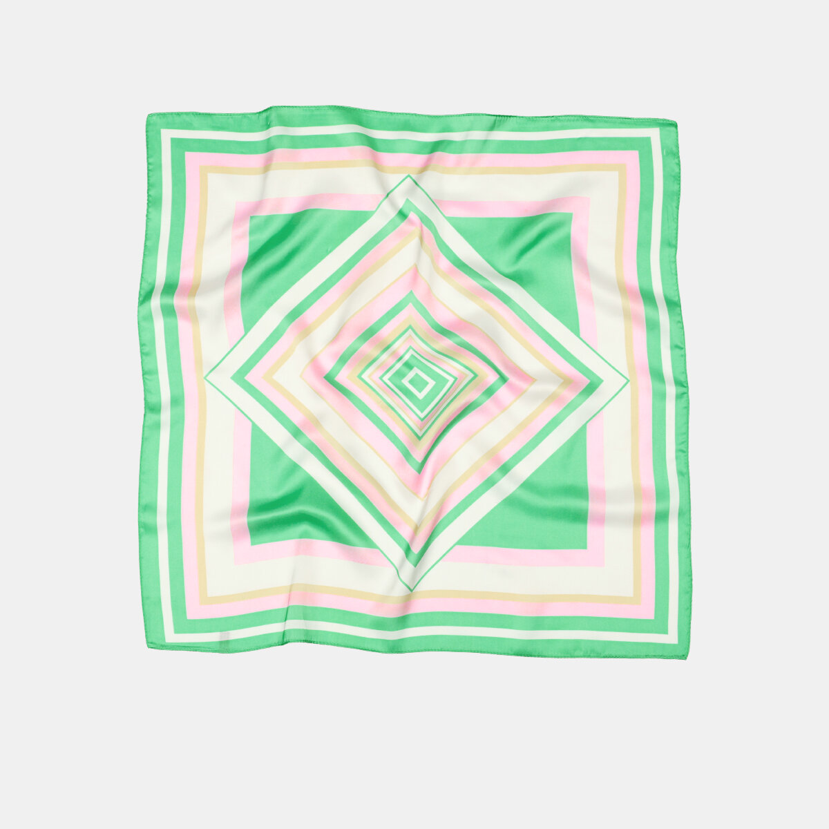 Bufandas de verano de poliéster con estampado geométrico y rayas de colores variados, de la serie Simple Daily Stripe.