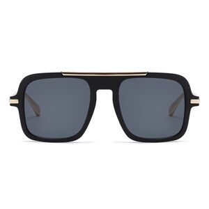 Simple Series Retro Zonnebril met effen luipaardprint en kleurverloop h5 Afbeelding3
