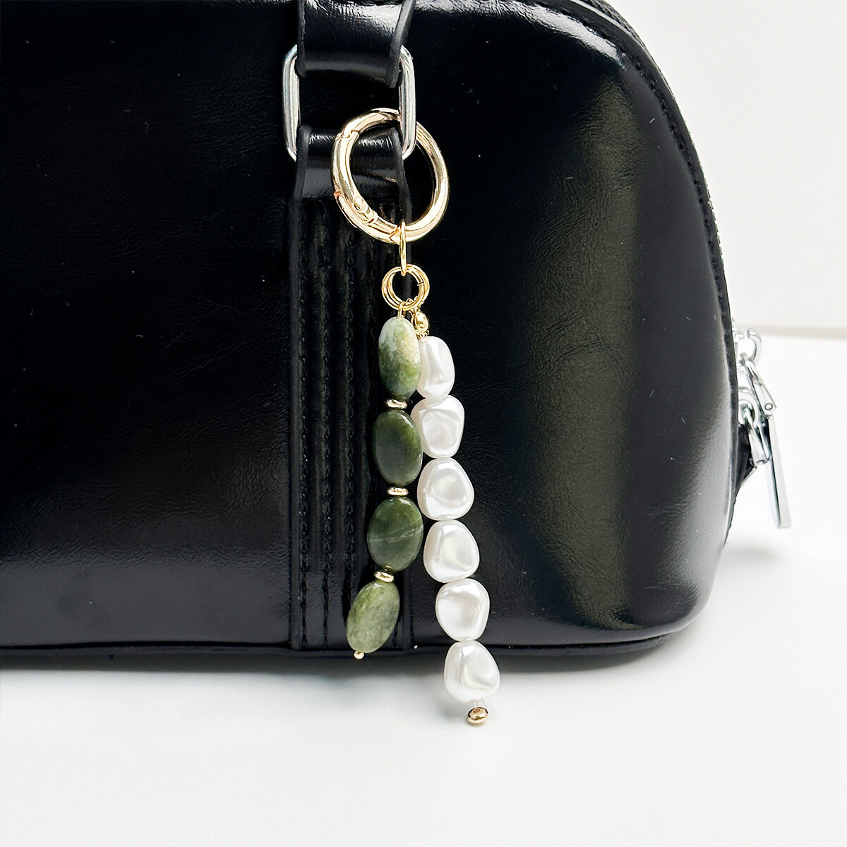 Simple Series Daily Irregular Shape Gradient Color Natural Stones Natural Stone Bag Charms 2