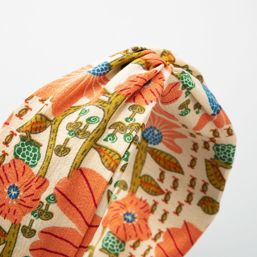 Ethnic Series Natural Flower Mixed Color Fabric Hair Bands Picture4