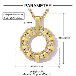 Klassische DIY-Anhänger in Ellipsenform, Edelstahl, wasserdicht, goldfarben h5