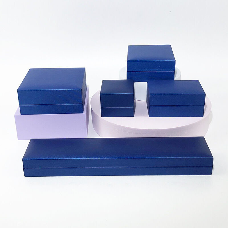 Cajas de joyería de papel con forma geométrica clásica de la serie Simple Classic h5Imagen2