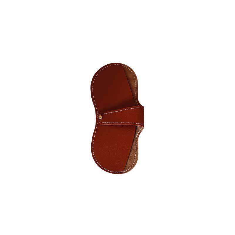 Simple Series Daily Solid Color Pu Sunglasses Storage Bag h5 