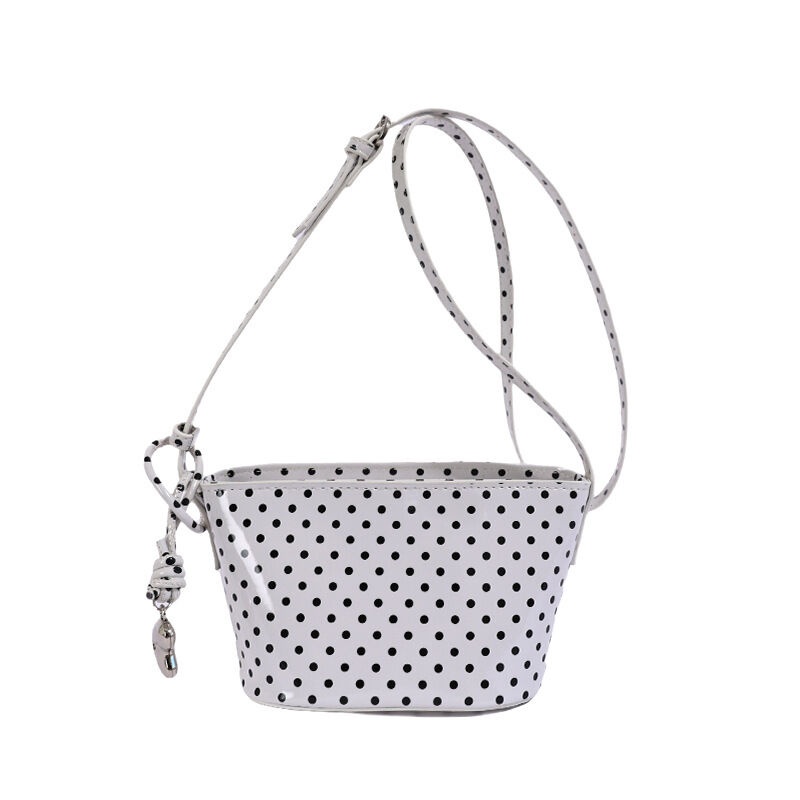 Sacs bandoulière femme en PU à pois style décontracté